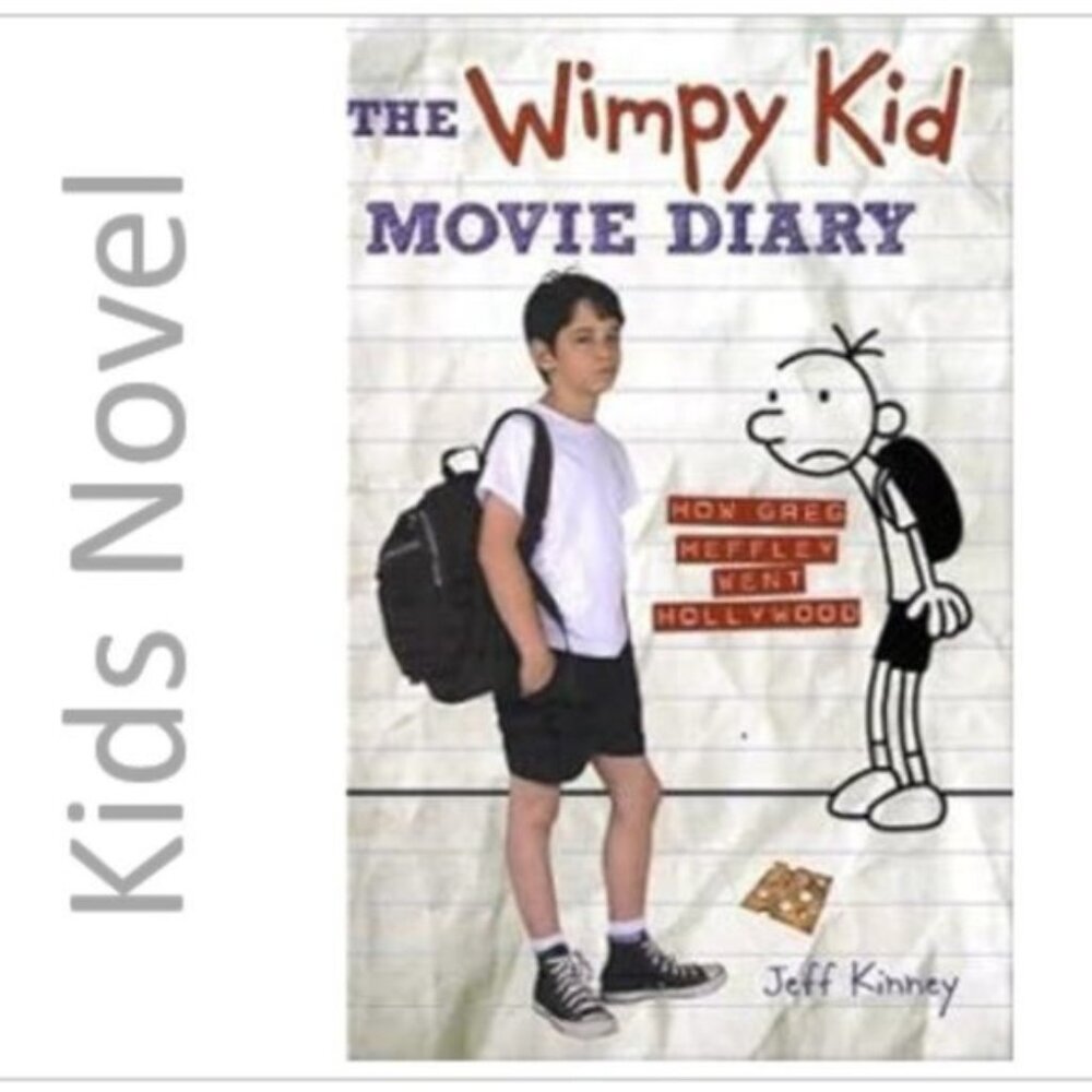 The wimpy kid movie diary by Jeff Kinney hardcover Children Book